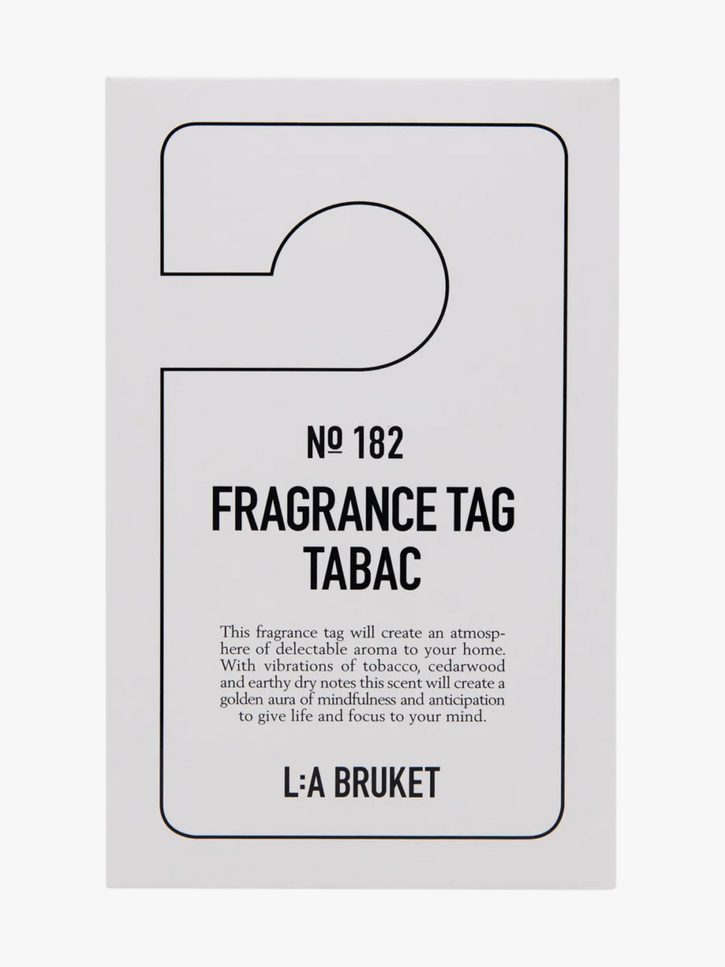 Etiquette parfumée Tabac L:A BRUKET