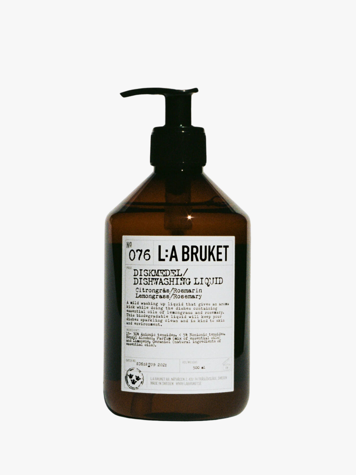 Liquide vaisselle Citronnelle L:A BRUKET