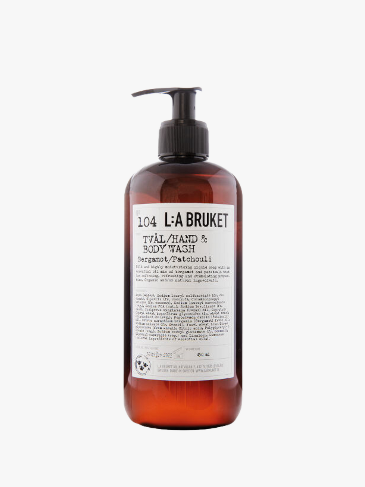 Nettoyant pour les mains et le corps Bergamote/Patchouli L:A BRUKET