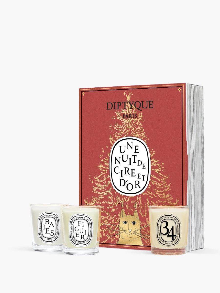 Coffret surprise de 3 bougies miniatures DIPTYQUE